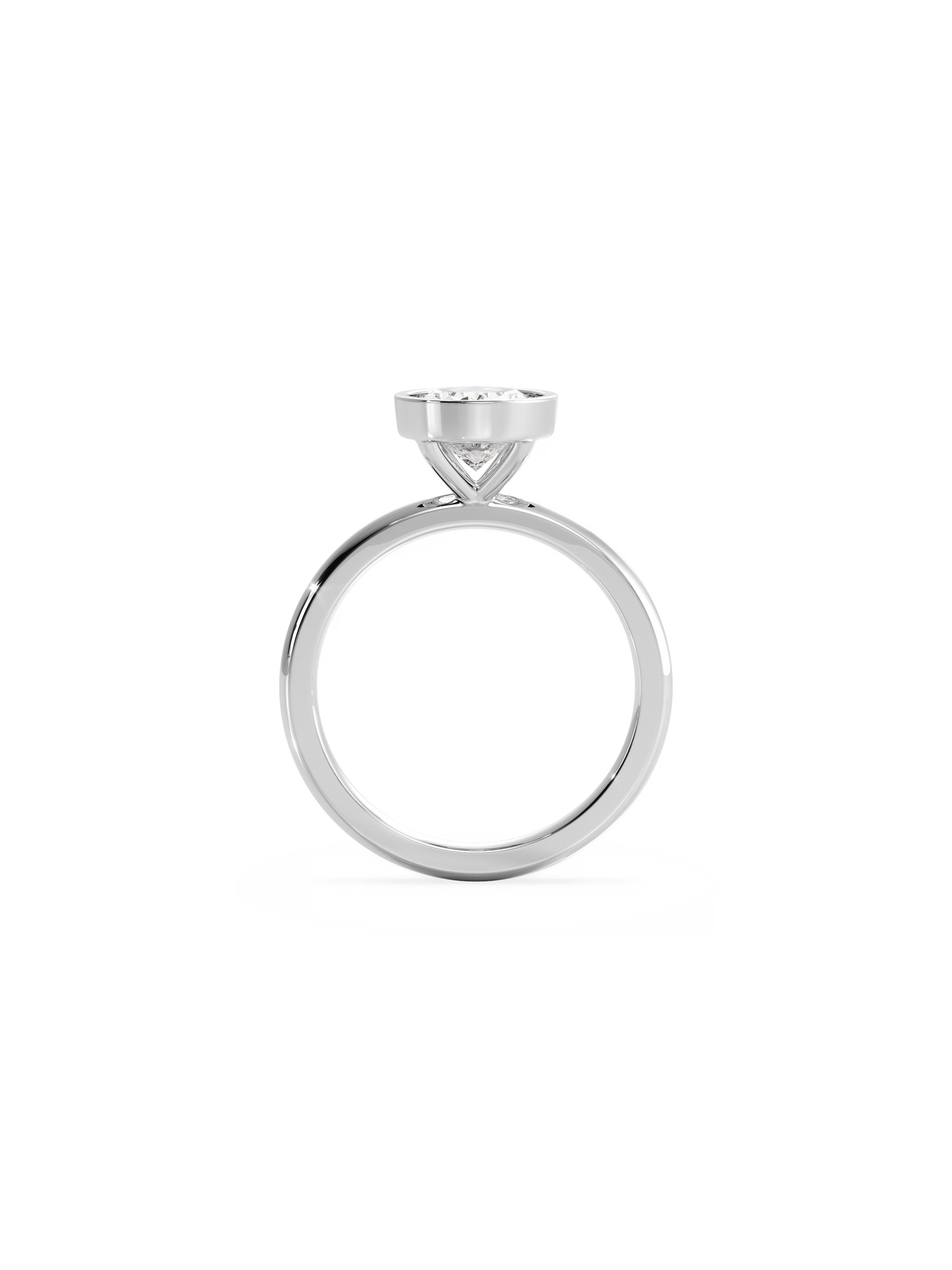 Solitaire-Oval Lab Grown Diamond Engagement Ring
