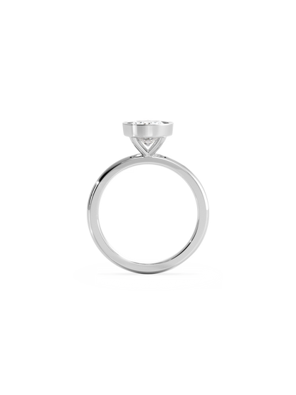 Solitaire-Oval Lab Grown Diamond Engagement Ring