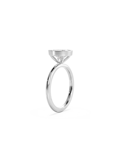Solitaire-Oval Lab Grown Diamond Engagement Ring