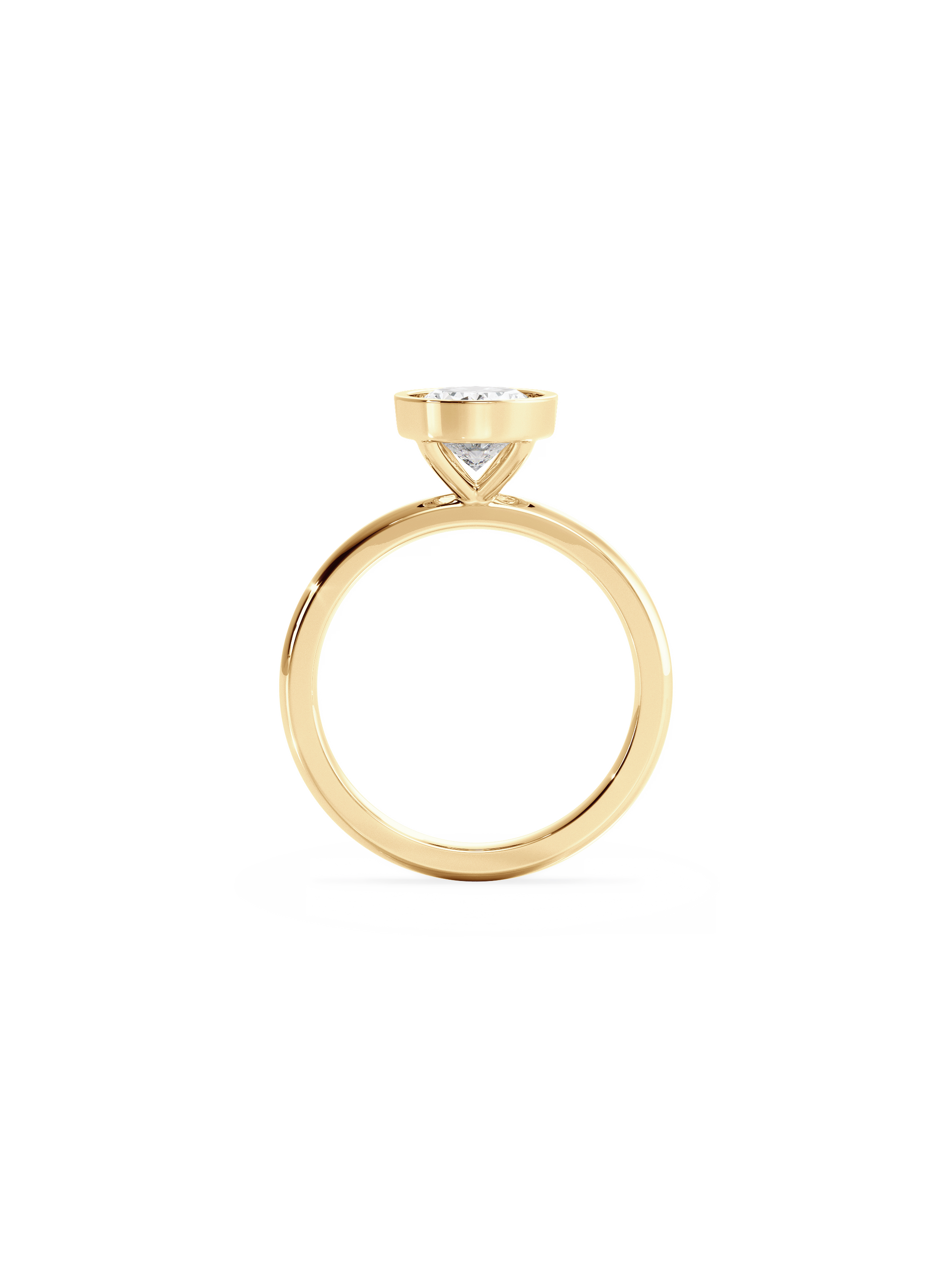 Solitaire-Oval Lab Grown Diamond Engagement Ring