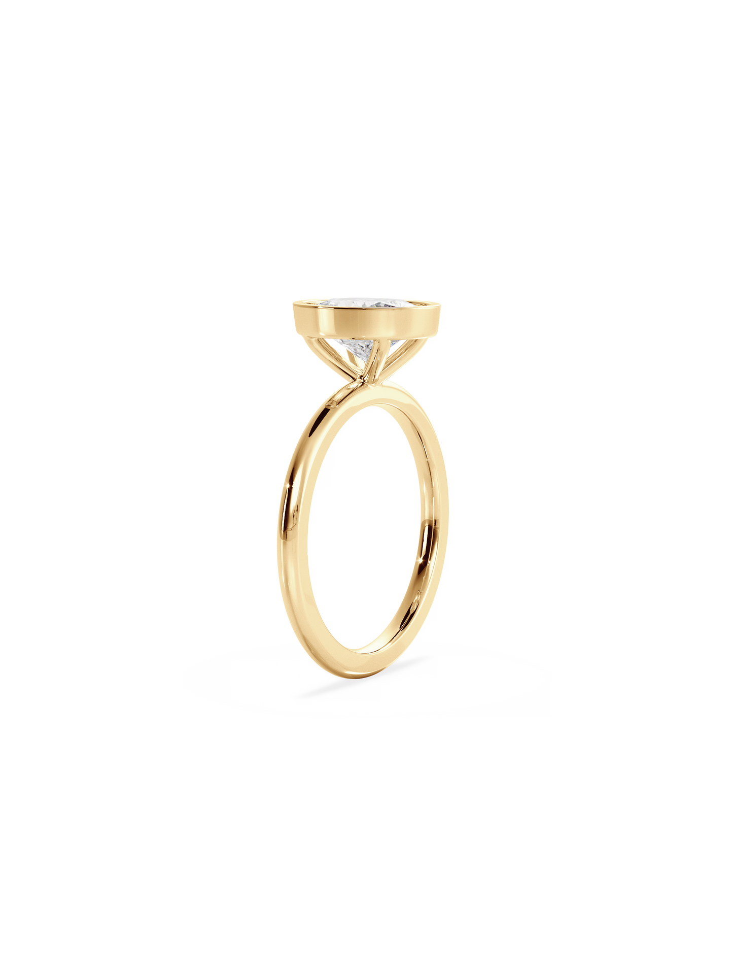Solitaire-Oval Lab Grown Diamond Engagement Ring