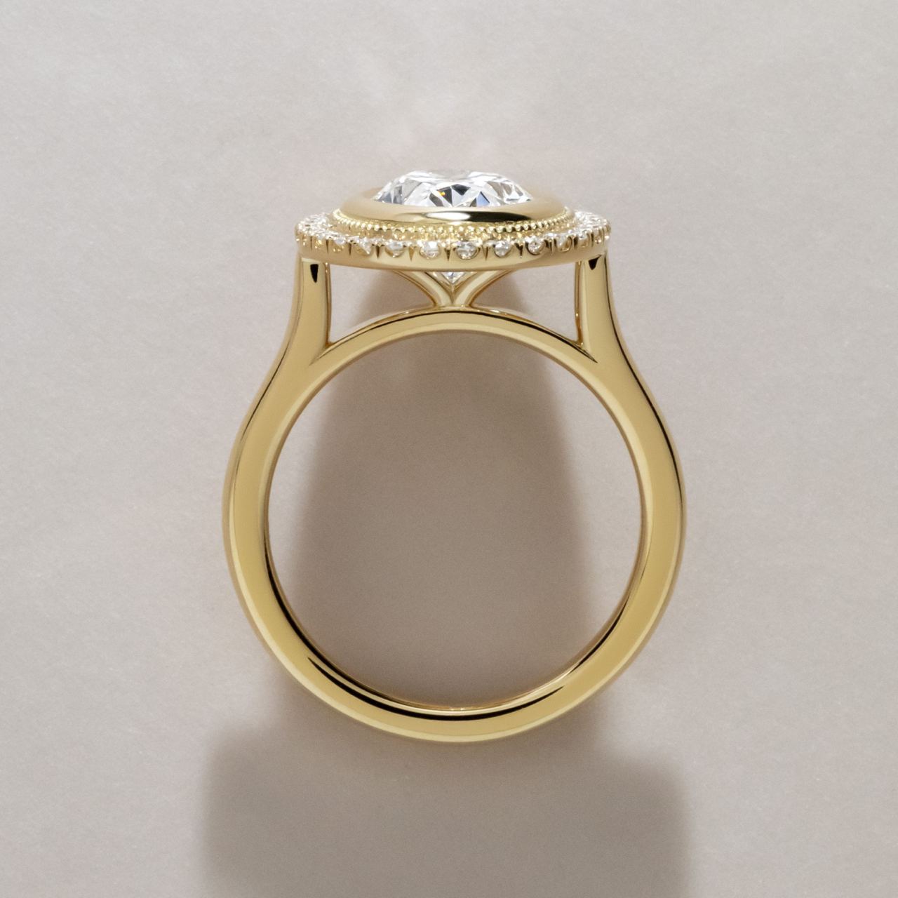 Solitaire-Oval Lab Grown Diamond Engagement Ring