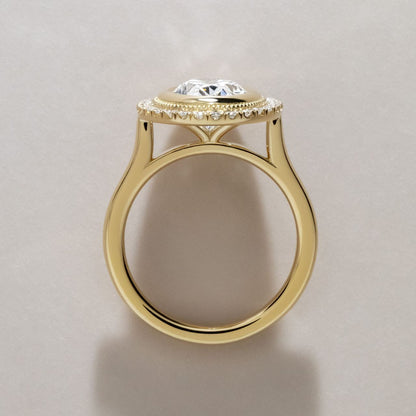Solitaire-Oval Lab Grown Diamond Engagement Ring