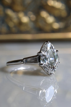 Solitaire Cathedral- 1.8 CT Cushion Lab Grown Diamond Wedding Band