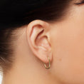 Load image into Gallery viewer, Elegant Gold Oval Hoop Earrings
