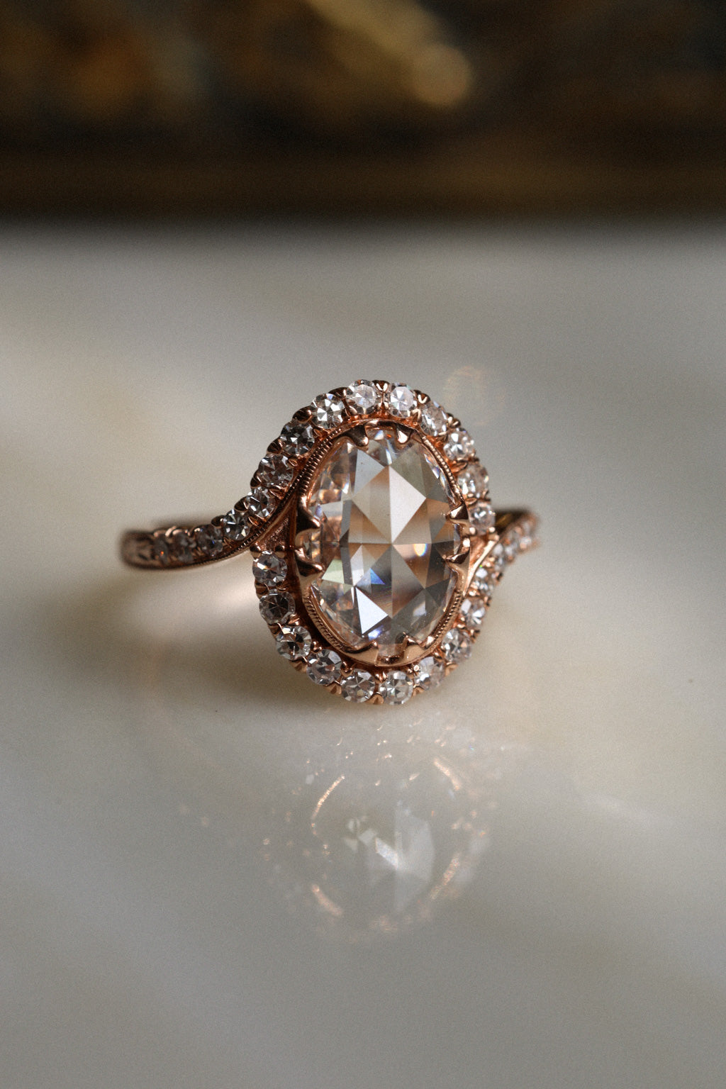 Solitaire Cathedral- 1.8 CT Cushion Lab Grown Diamond Wedding Band