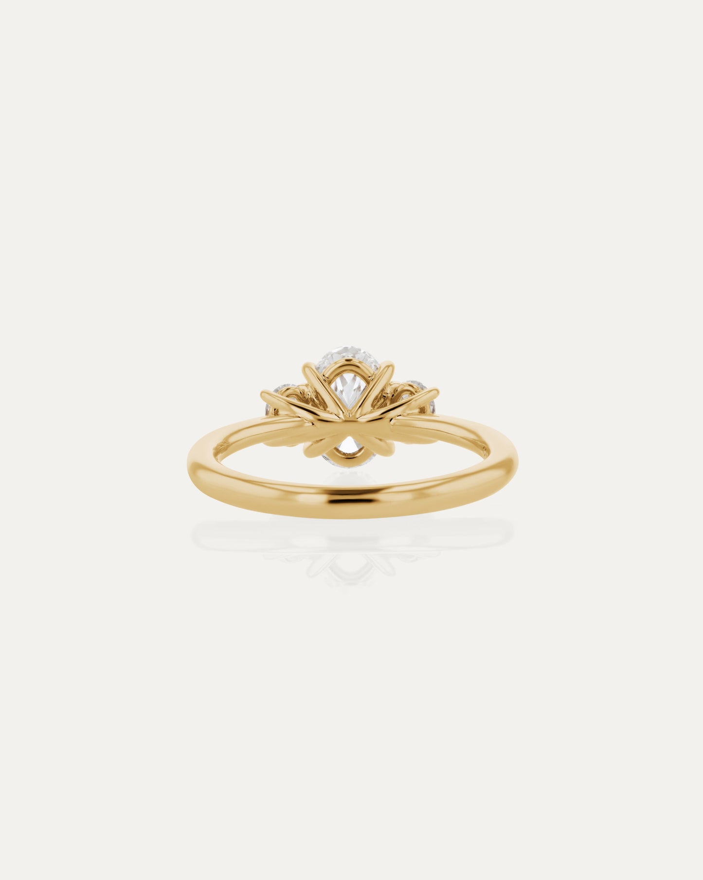 Solitaire-Oval Lab Grown Diamond Engagement Ring
