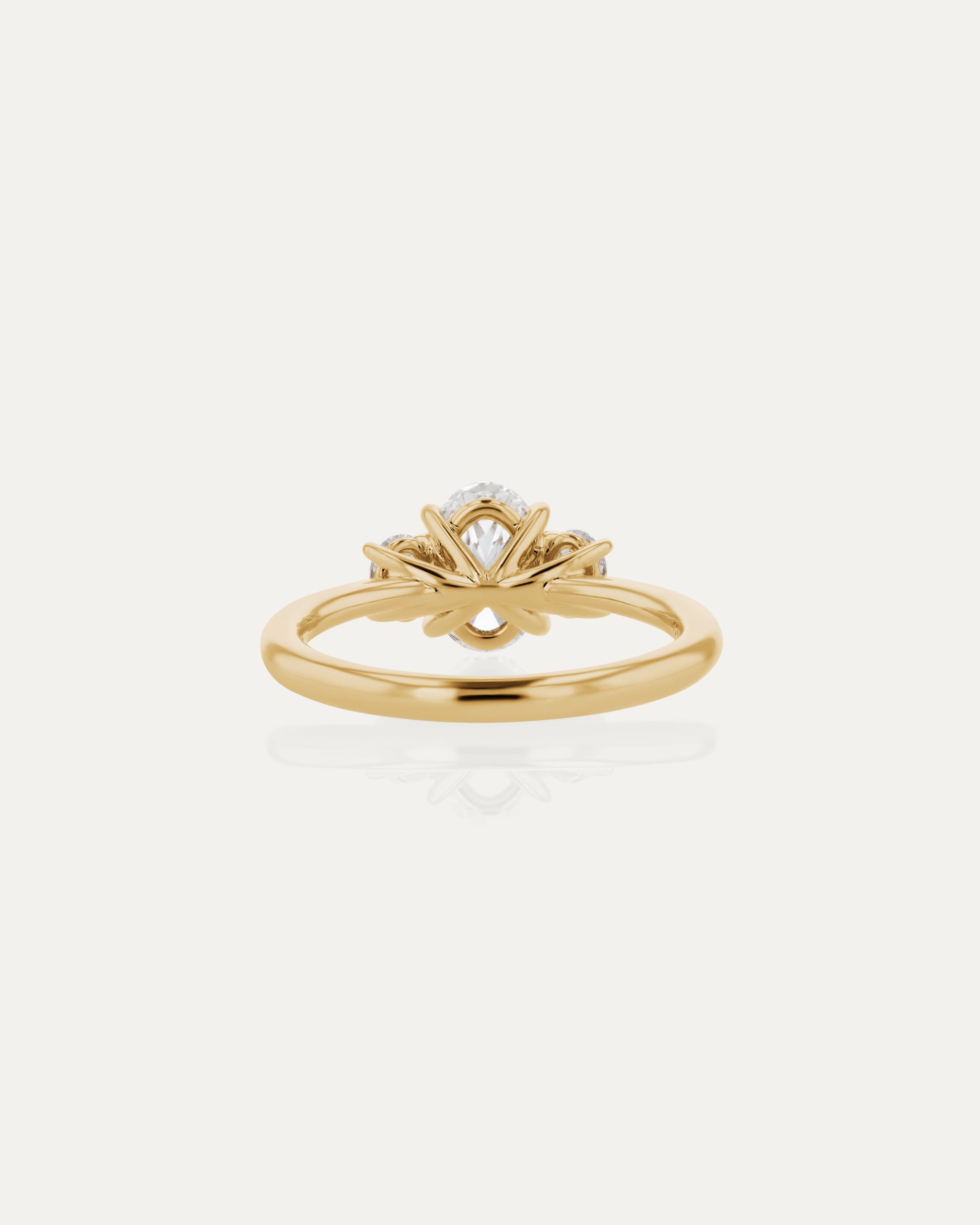 Solitaire-Oval Lab Grown Diamond Engagement Ring