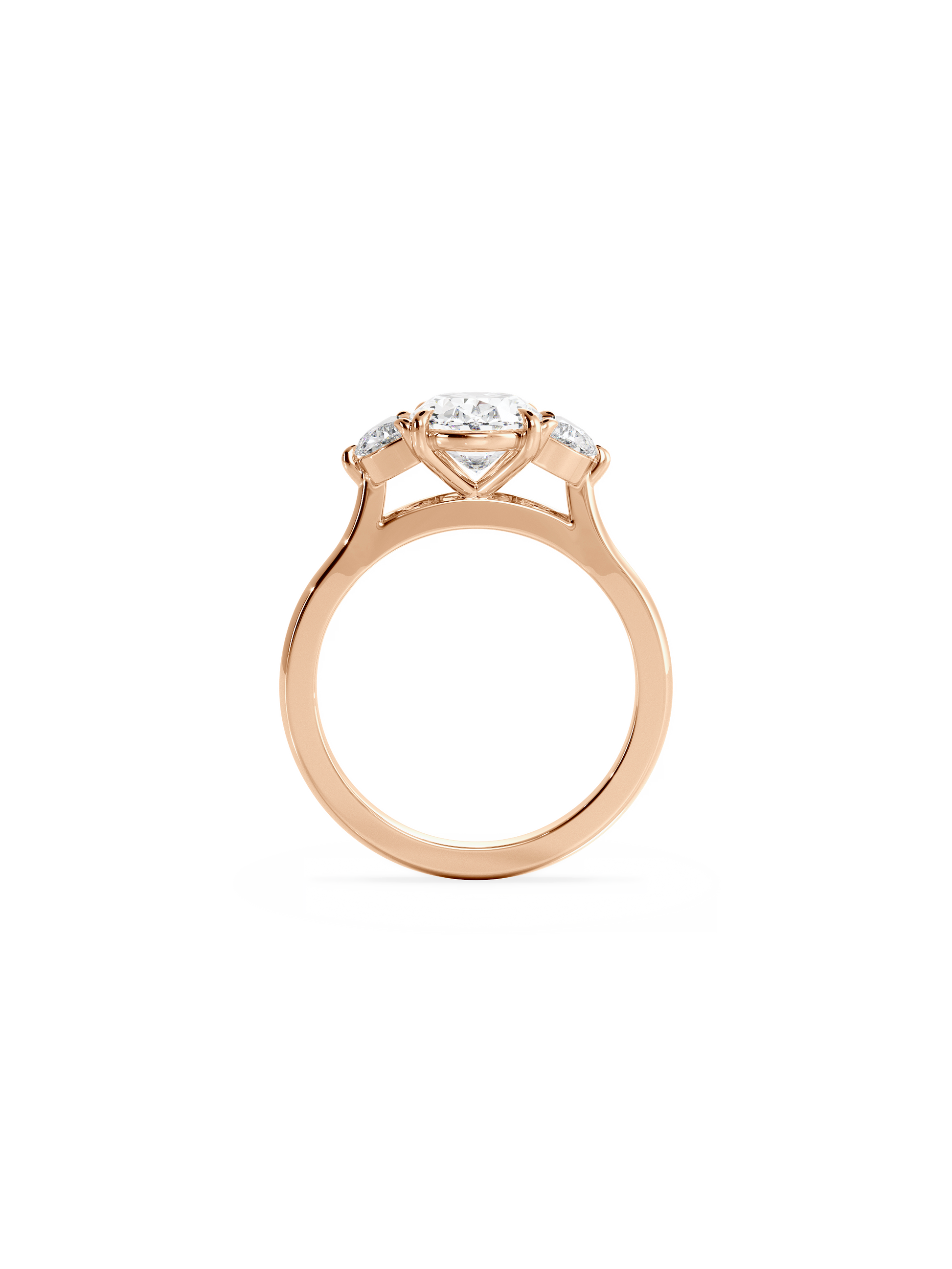 Solitaire-Oval Lab Grown Diamond Engagement Ring