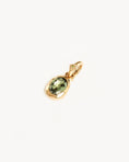 Load image into Gallery viewer, Elegant 0.10 CT Oval Topaz and Lab Grown Diamond Pendant 1
