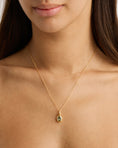 Load image into Gallery viewer, Elegant 0.10 CT Oval Topaz and Lab Grown Diamond Pendant
