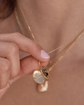 Load image into Gallery viewer, Celestial Bloom Gold Locket Pendant
