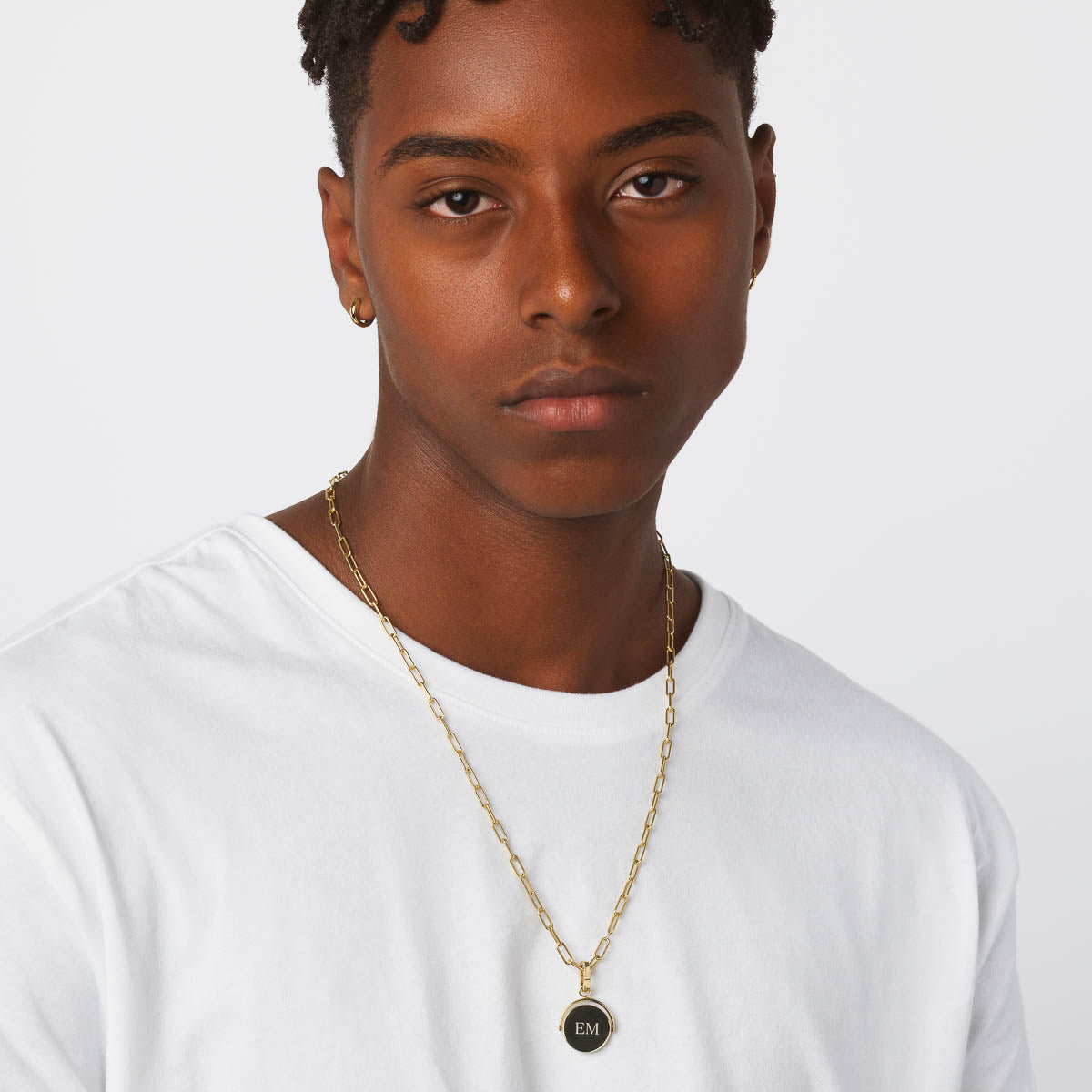 Elegant Gold Paperclip Chain Necklaces 4