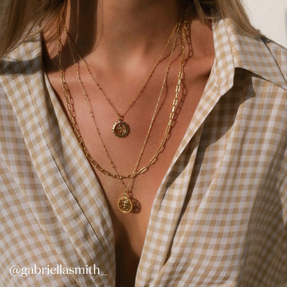 Elegant Gold Paperclip Chain Necklaces 6