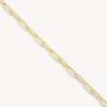 Load image into Gallery viewer, Elegant Gold Paperclip Chain Necklace
