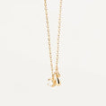 Load image into Gallery viewer, Radiant Lab Grown Round Diamond Solitaire Necklace in Gold
