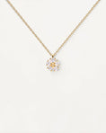 Load image into Gallery viewer, Elegant 0.1 TCW Round Lab Grown Diamond Cluster Pendant Necklace
