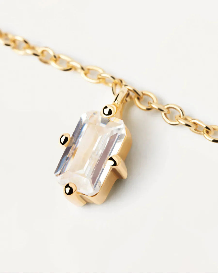 Elegant 0.10CT Lab Grown Emerald Diamond Solitaire Necklace 2