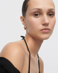 Load image into Gallery viewer, Golden Bold Bag-Inspired Hoop Earrings
