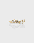 Load image into Gallery viewer, 0.50 TCW Pear Lab Grown Diamond Bezel Shaped Wedding Band
