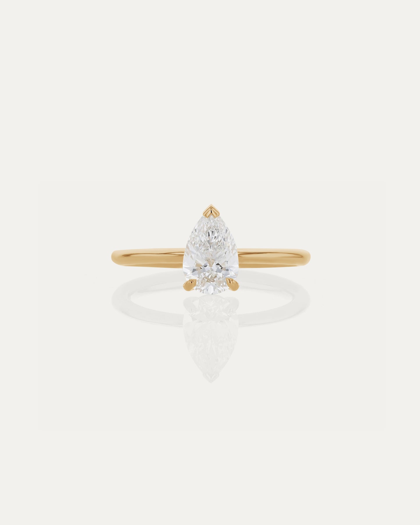 Solitaire-Oval Lab Grown Diamond Engagement Ring