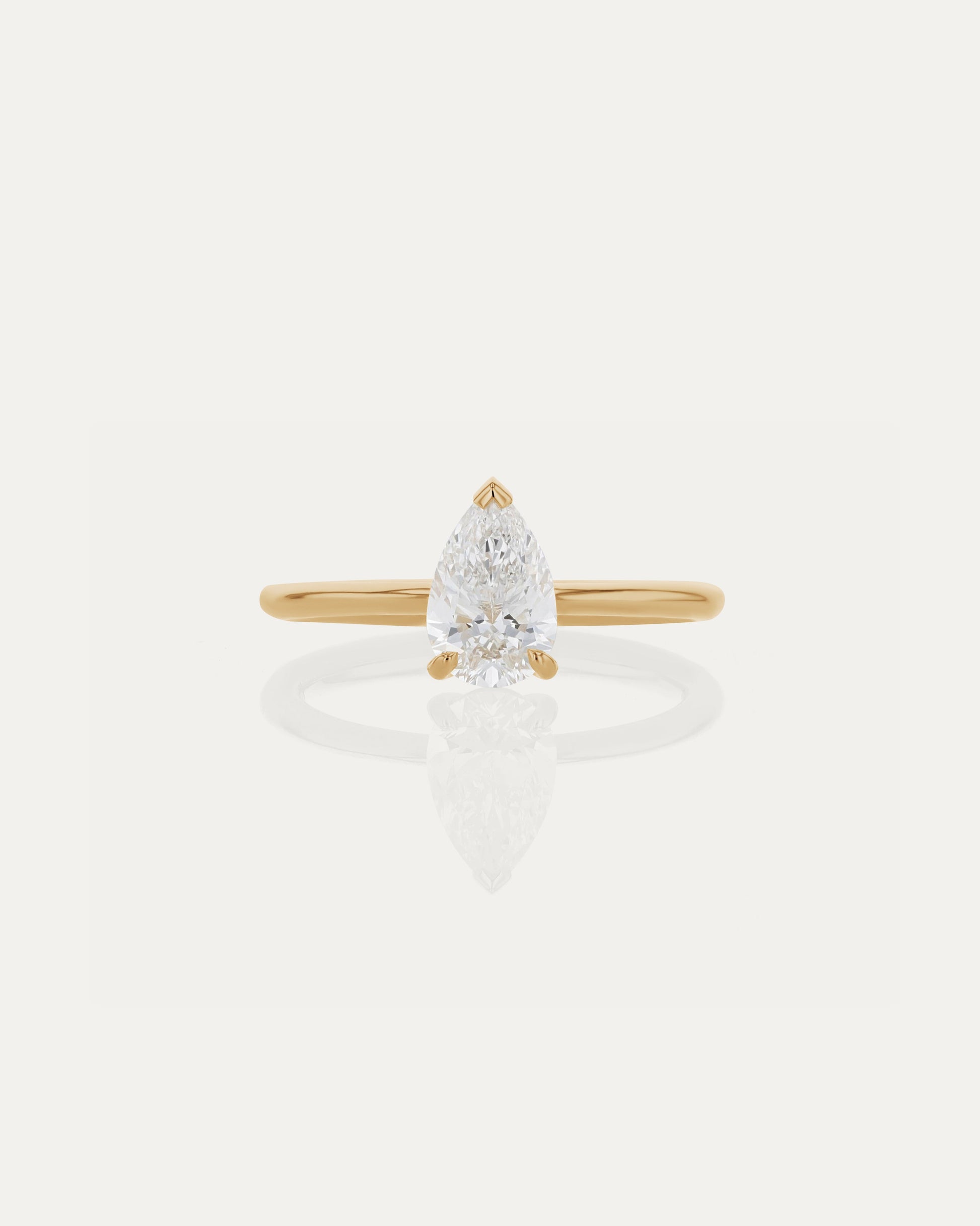 Solitaire-Oval Lab Grown Diamond Engagement Ring