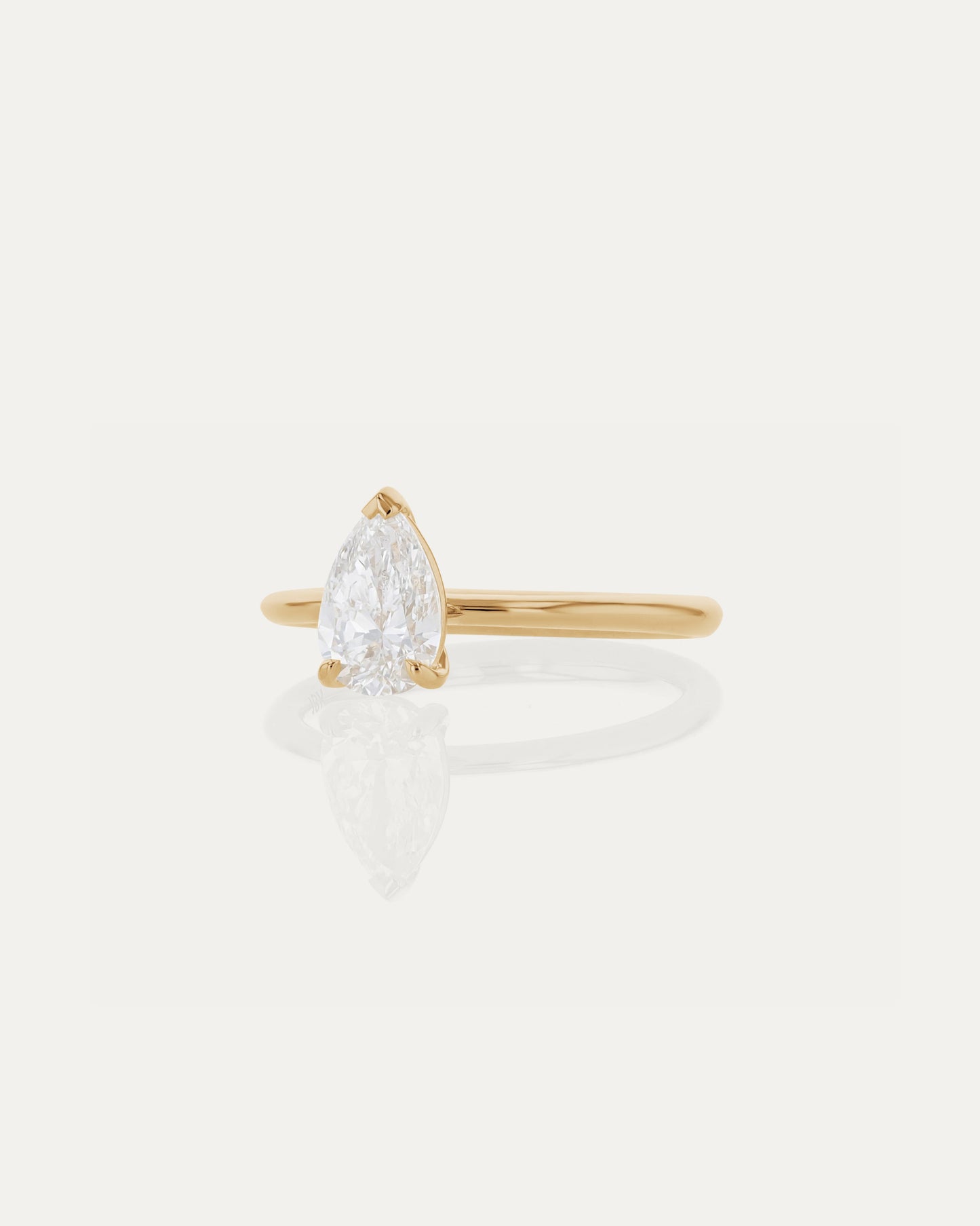 Solitaire-Oval Lab Grown Diamond Engagement Ring