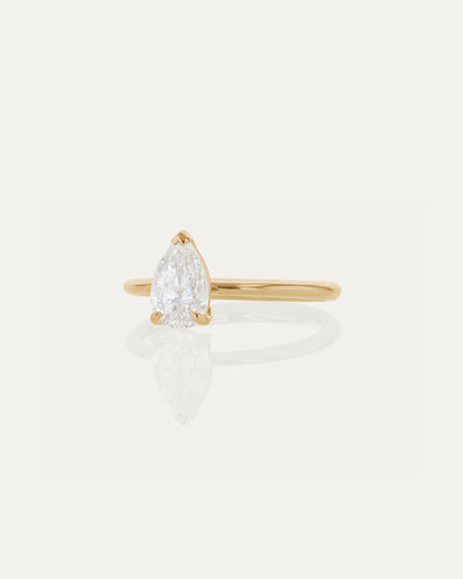 Solitaire-Oval Lab Grown Diamond Engagement Ring