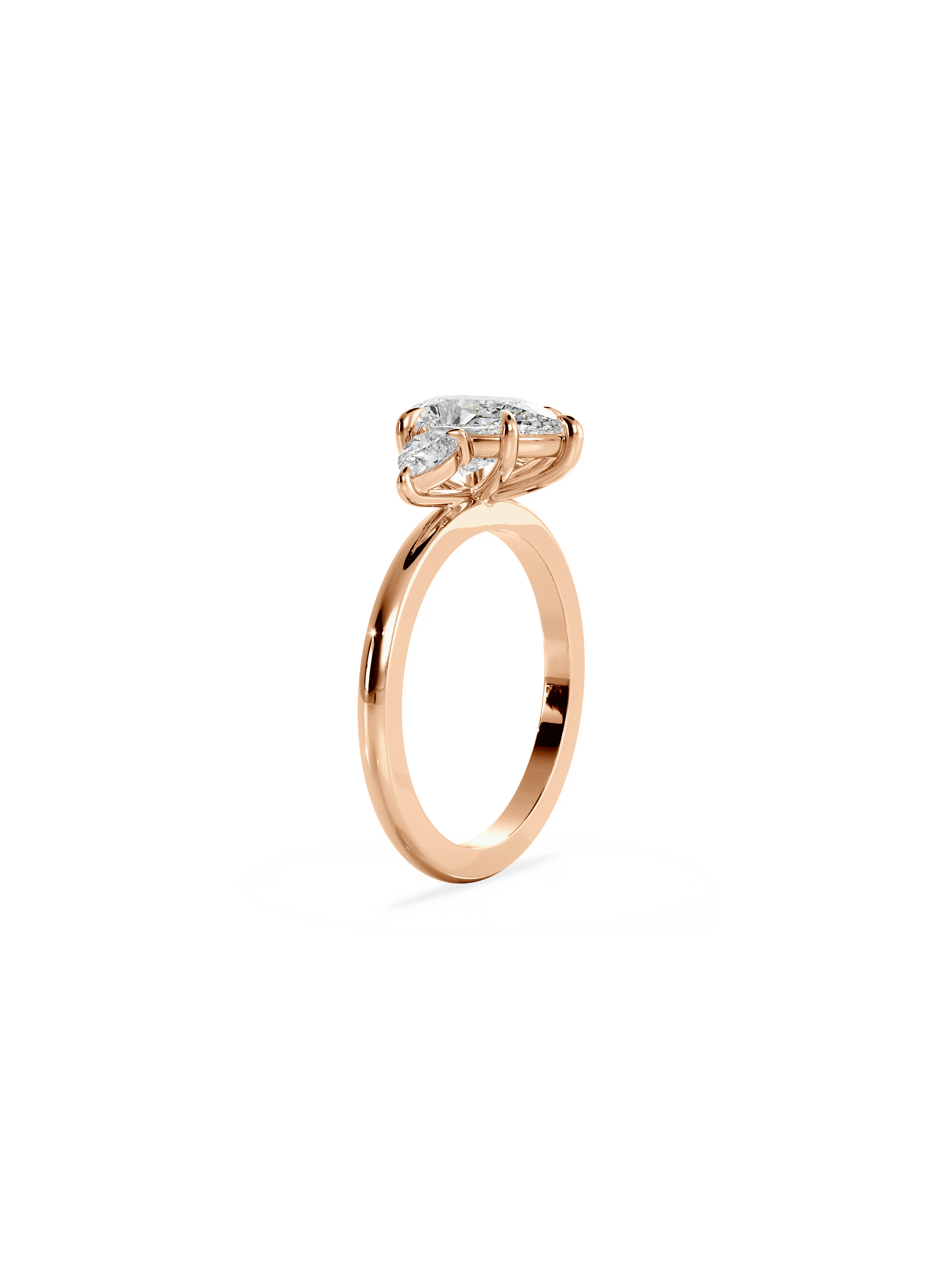 Solitaire-Oval Lab Grown Diamond Engagement Ring