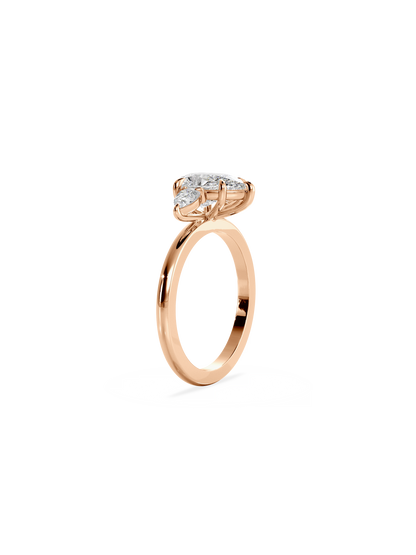 Solitaire-Oval Lab Grown Diamond Engagement Ring