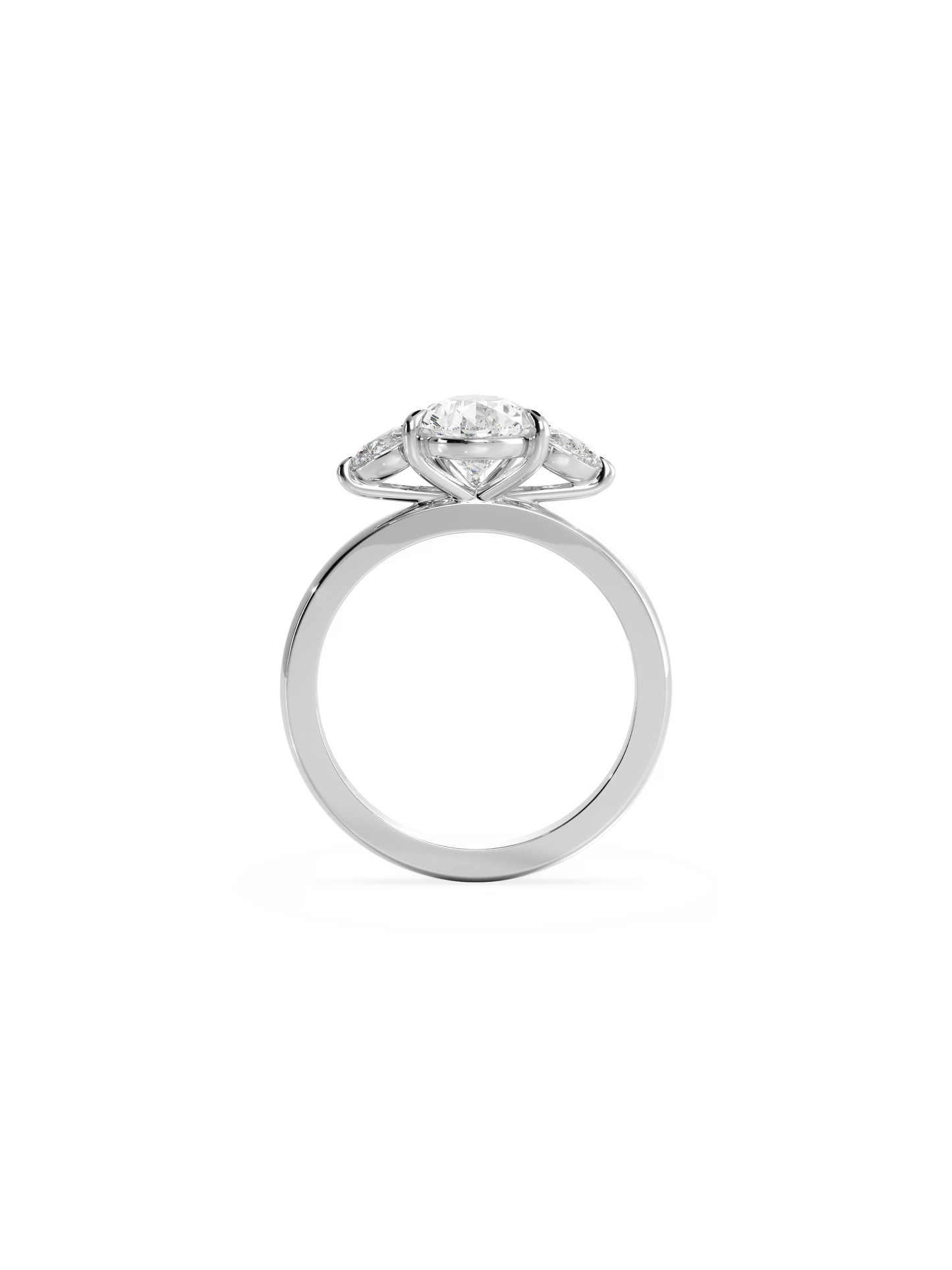 Solitaire-Oval Lab Grown Diamond Engagement Ring