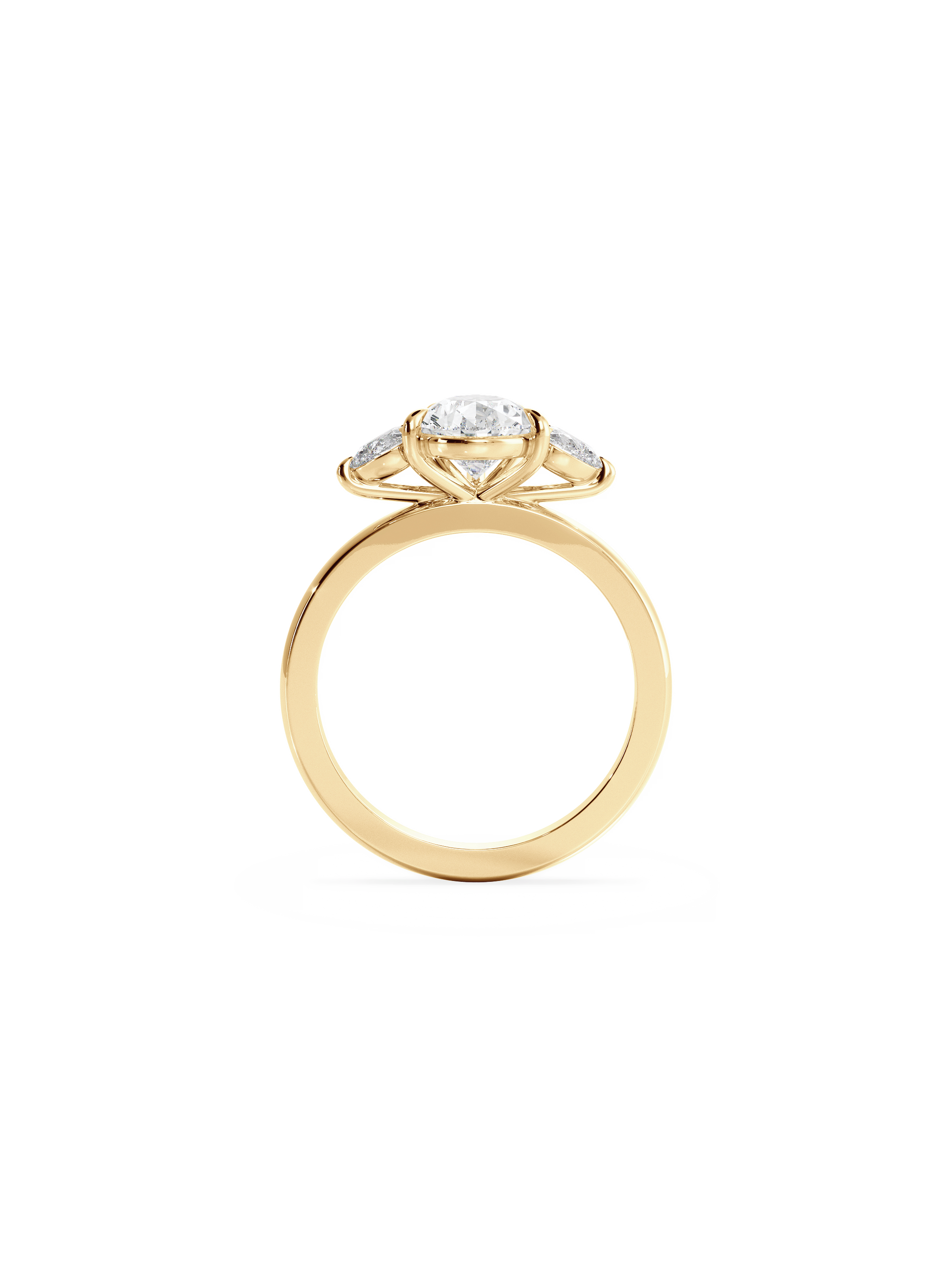 Solitaire-Oval Lab Grown Diamond Engagement Ring
