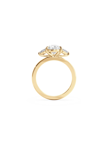 Solitaire-Oval Lab Grown Diamond Engagement Ring