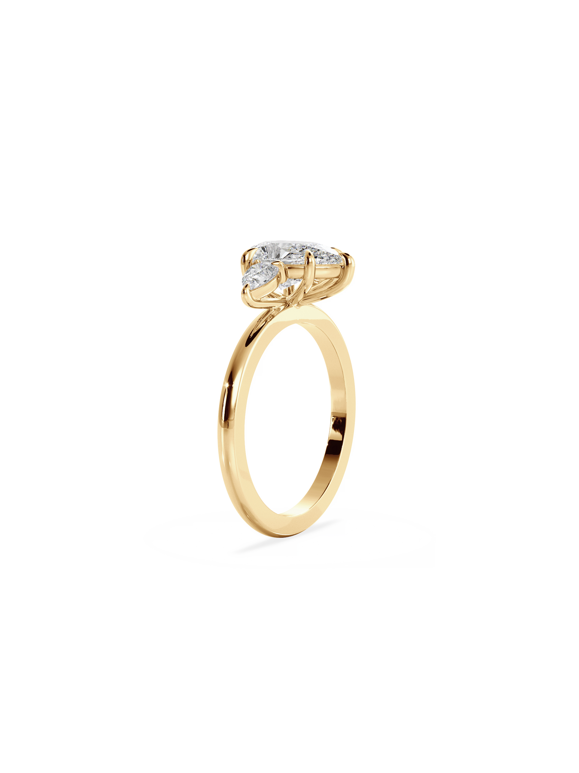 Solitaire-Oval Lab Grown Diamond Engagement Ring