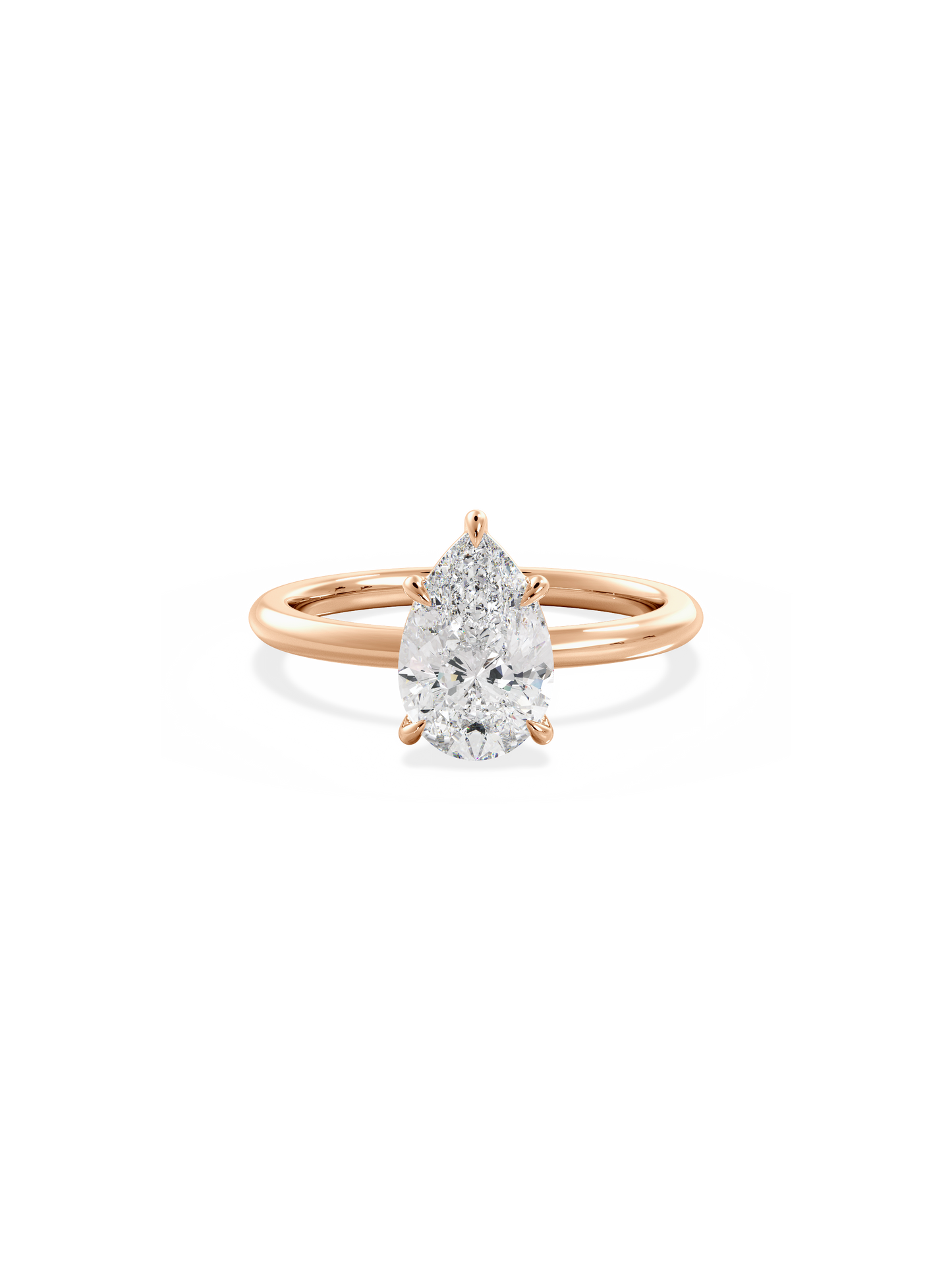 Solitaire-Oval Lab Grown Diamond Engagement Ring
