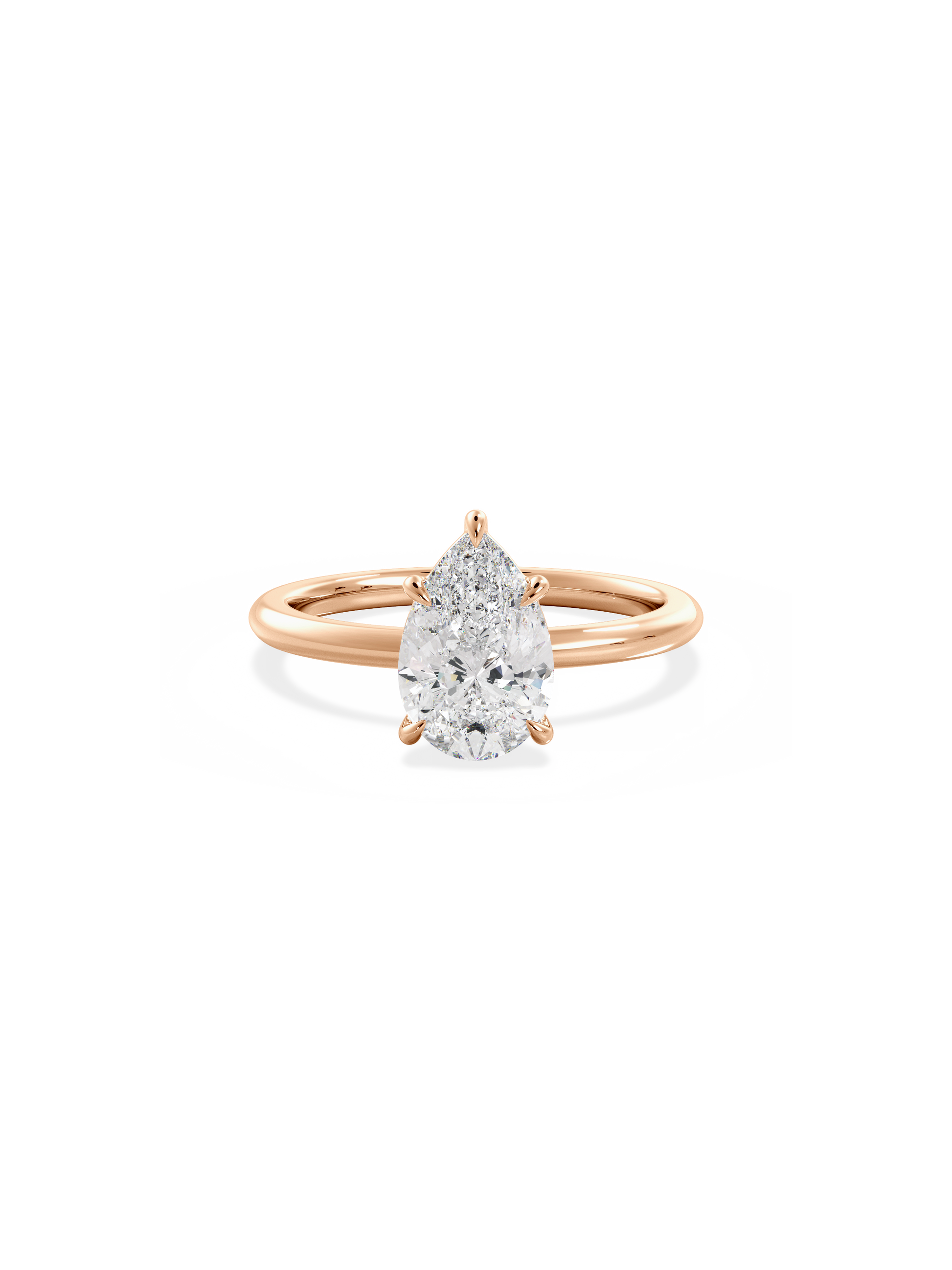 Solitaire-Oval Lab Grown Diamond Engagement Ring