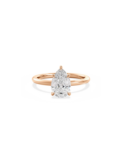 Solitaire-Oval Lab Grown Diamond Engagement Ring