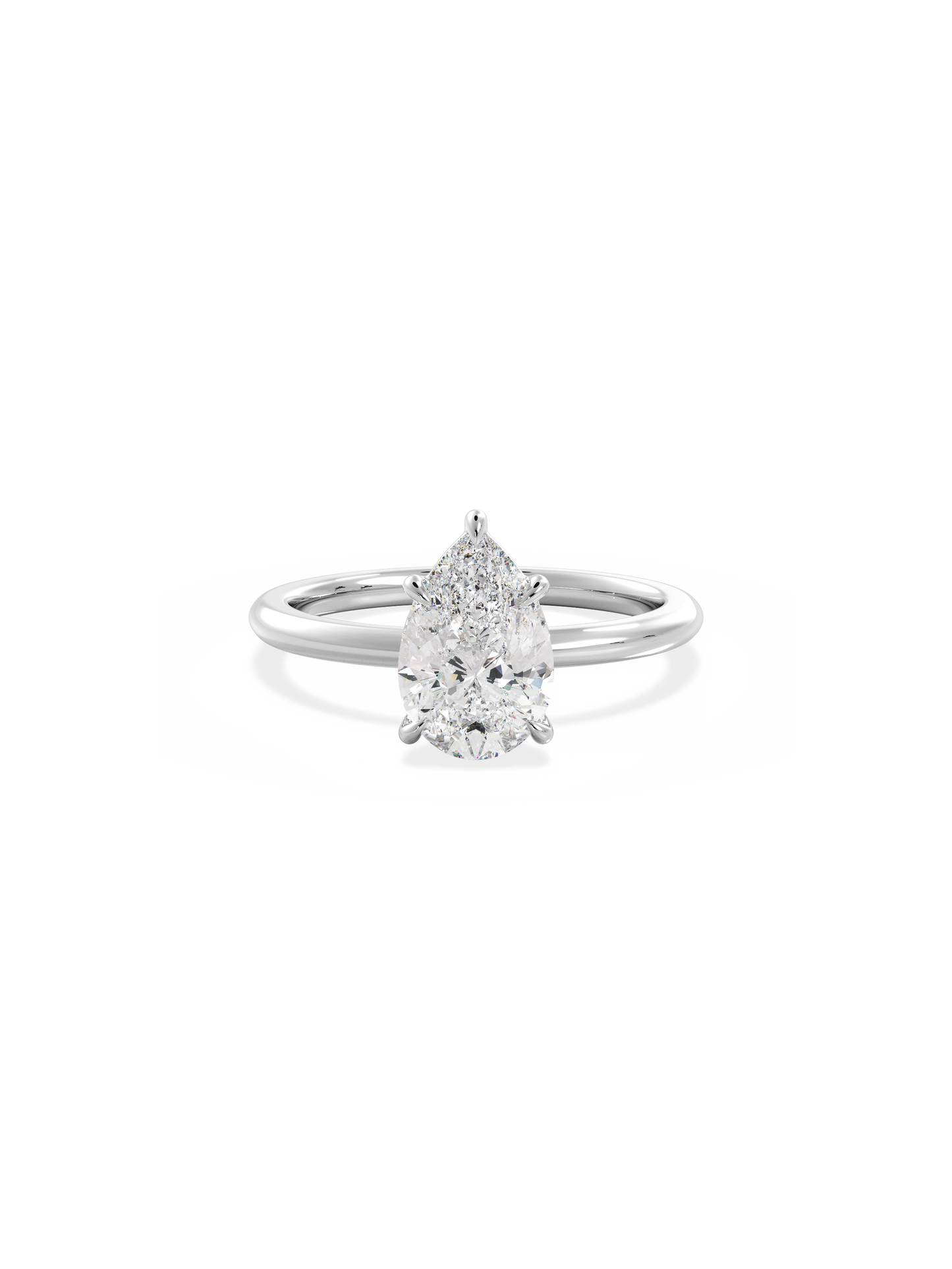 Solitaire-Oval Lab Grown Diamond Engagement Ring