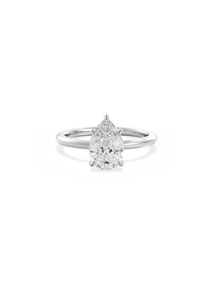 Solitaire-Oval Lab Grown Diamond Engagement Ring