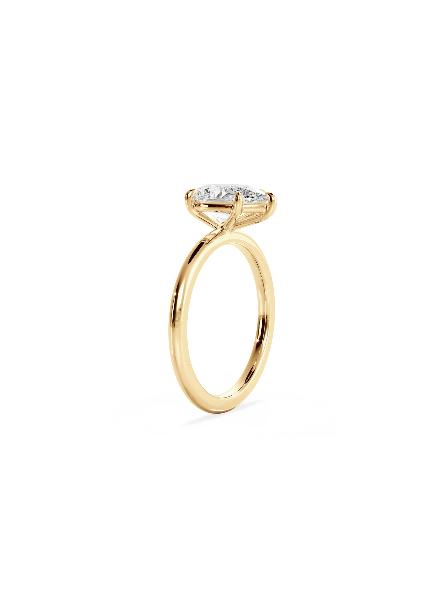 Solitaire-Oval Lab Grown Diamond Engagement Ring