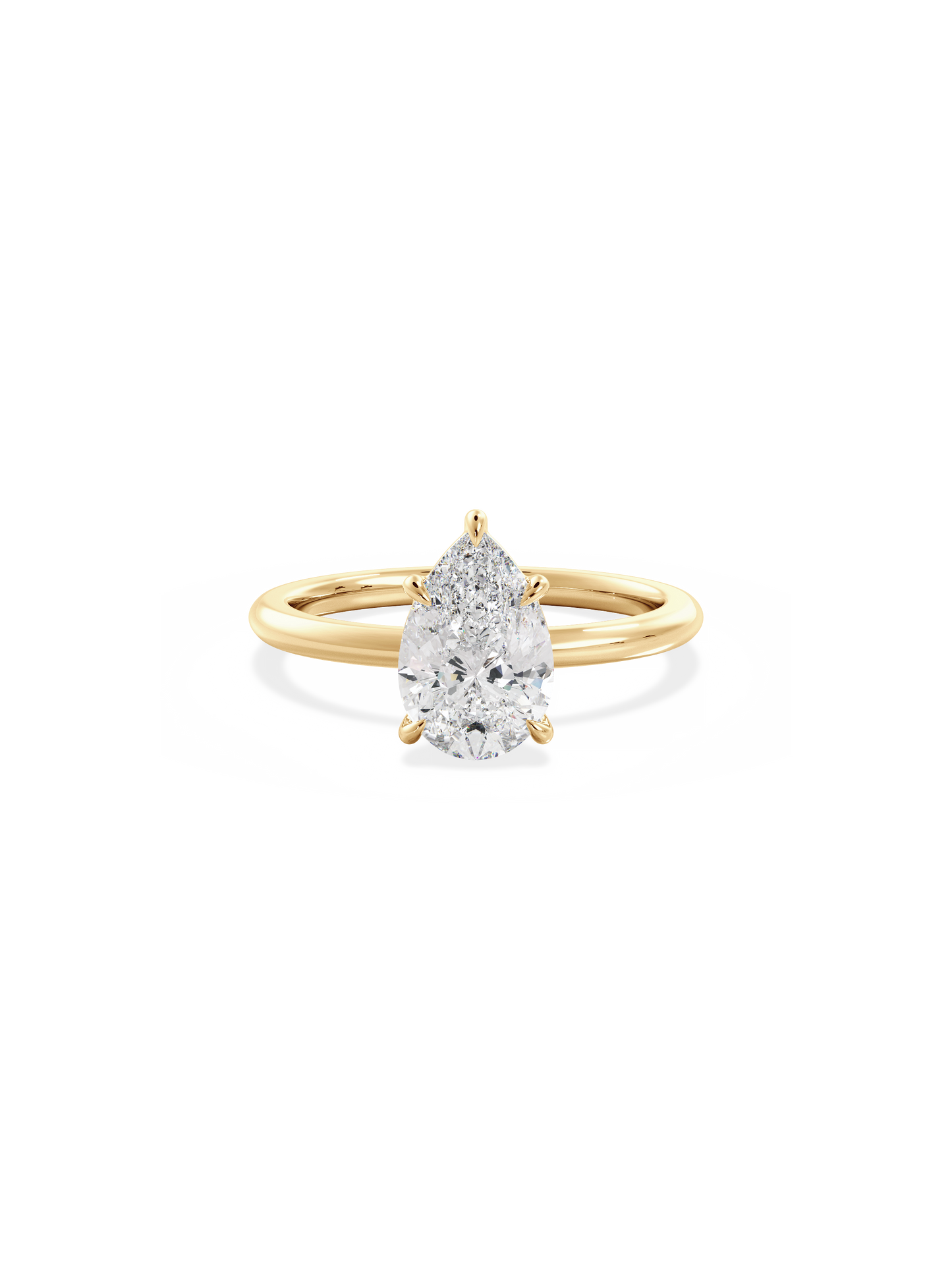 Solitaire-Oval Lab Grown Diamond Engagement Ring
