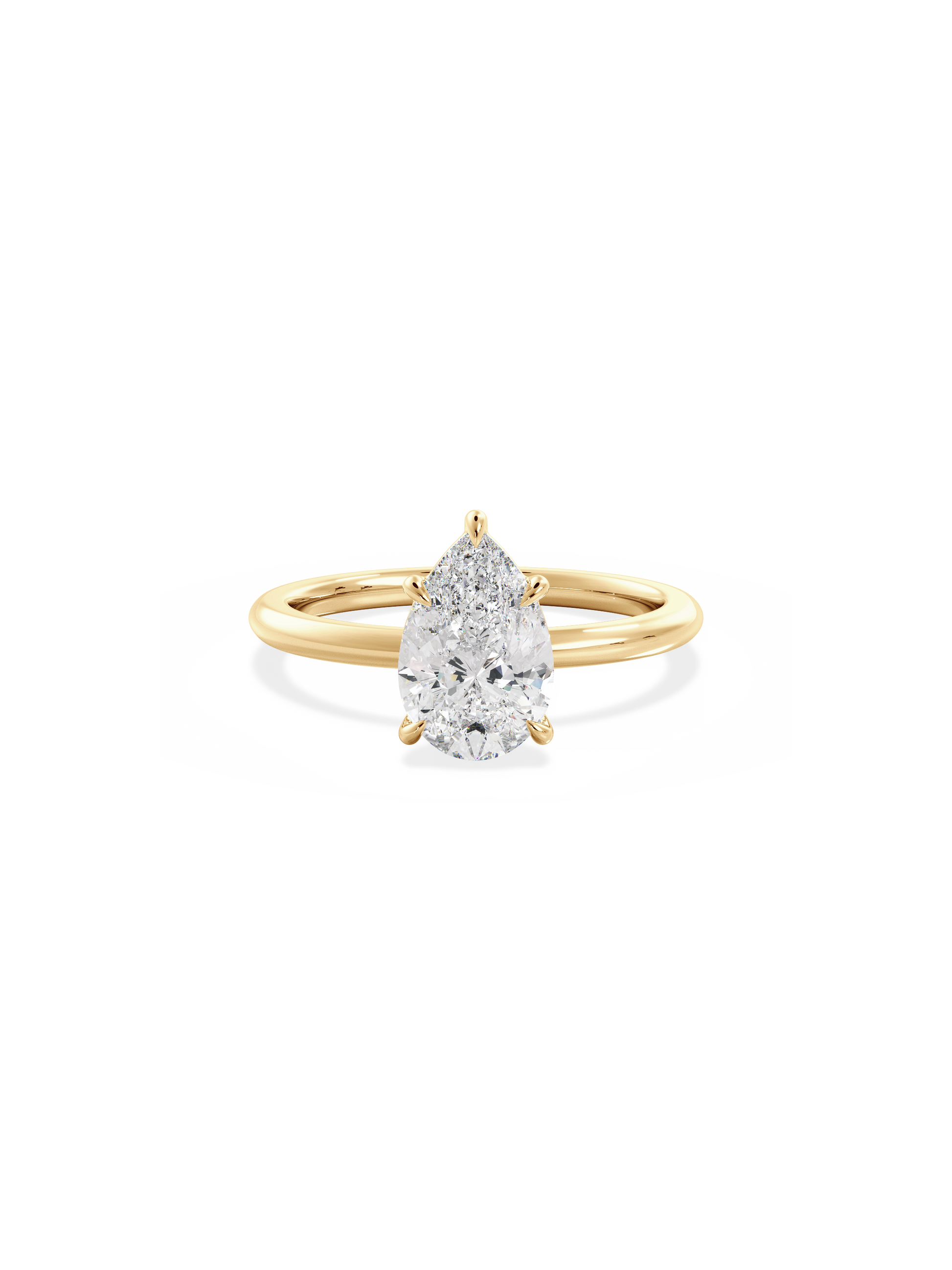 Solitaire-Oval Lab Grown Diamond Engagement Ring
