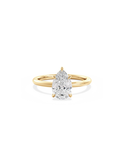 Solitaire-Oval Lab Grown Diamond Engagement Ring