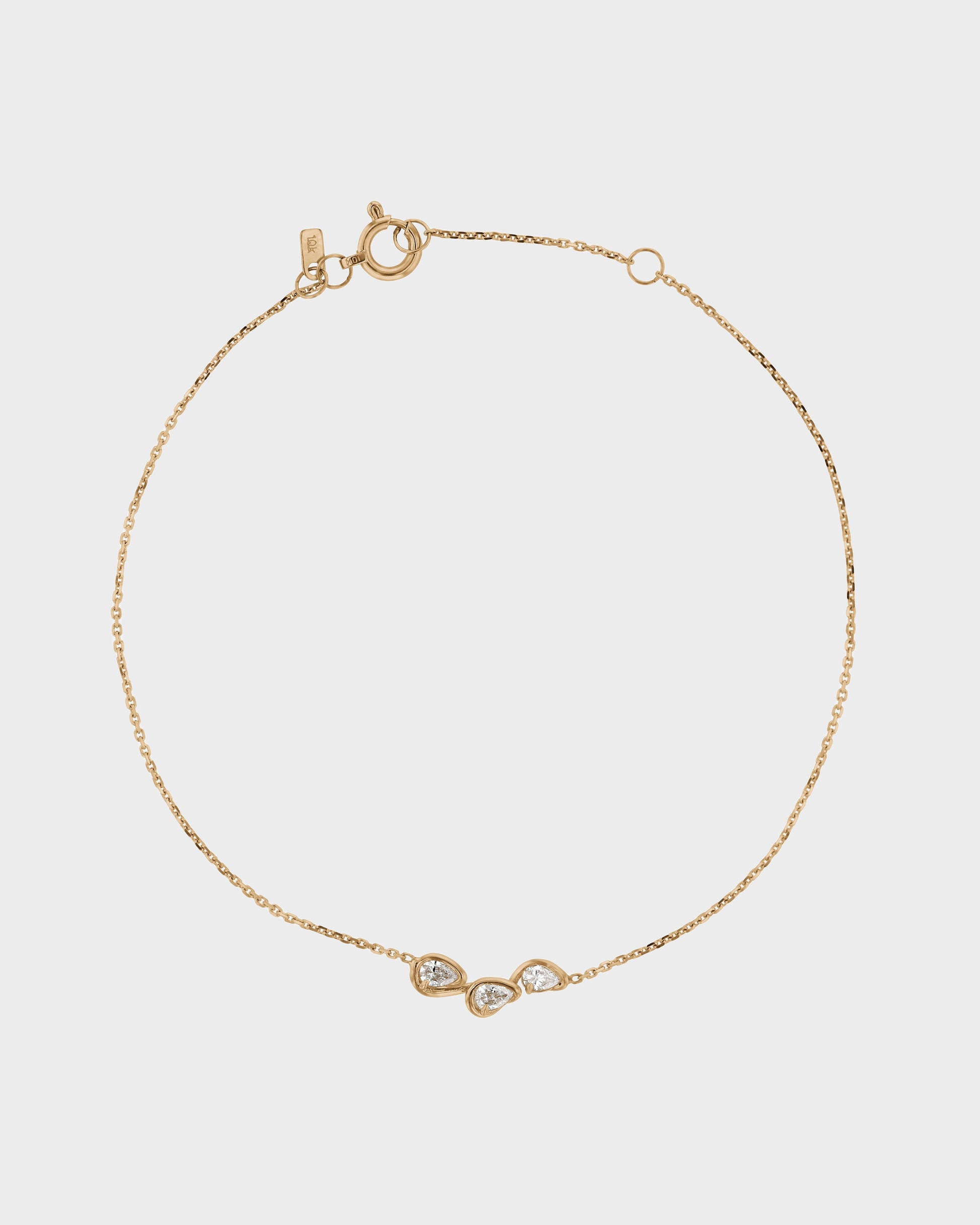 Ethereal Elegance: 0.12 TCW Round Lab-Grown Diamond Bracelet 1