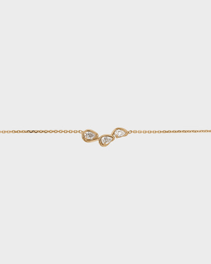 Ethereal Elegance: 0.12 TCW Round Lab-Grown Diamond Bracelet 3