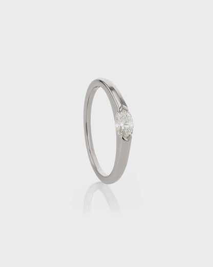0.50 CT Marquise Lab Grown Diamond Solitaire Wedding Band 6