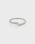 Load image into Gallery viewer, 0.55 CT Oval Lab Grown Diamond Swirl Wedding Band
