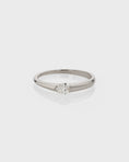 Load image into Gallery viewer, 0.55 CT Pear Lab Grown Diamond Solitaire Wedding Band
