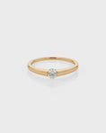 Load image into Gallery viewer, 0.50 CT Round Lab Grown Diamond Solitaire Gold Engagement Ring
