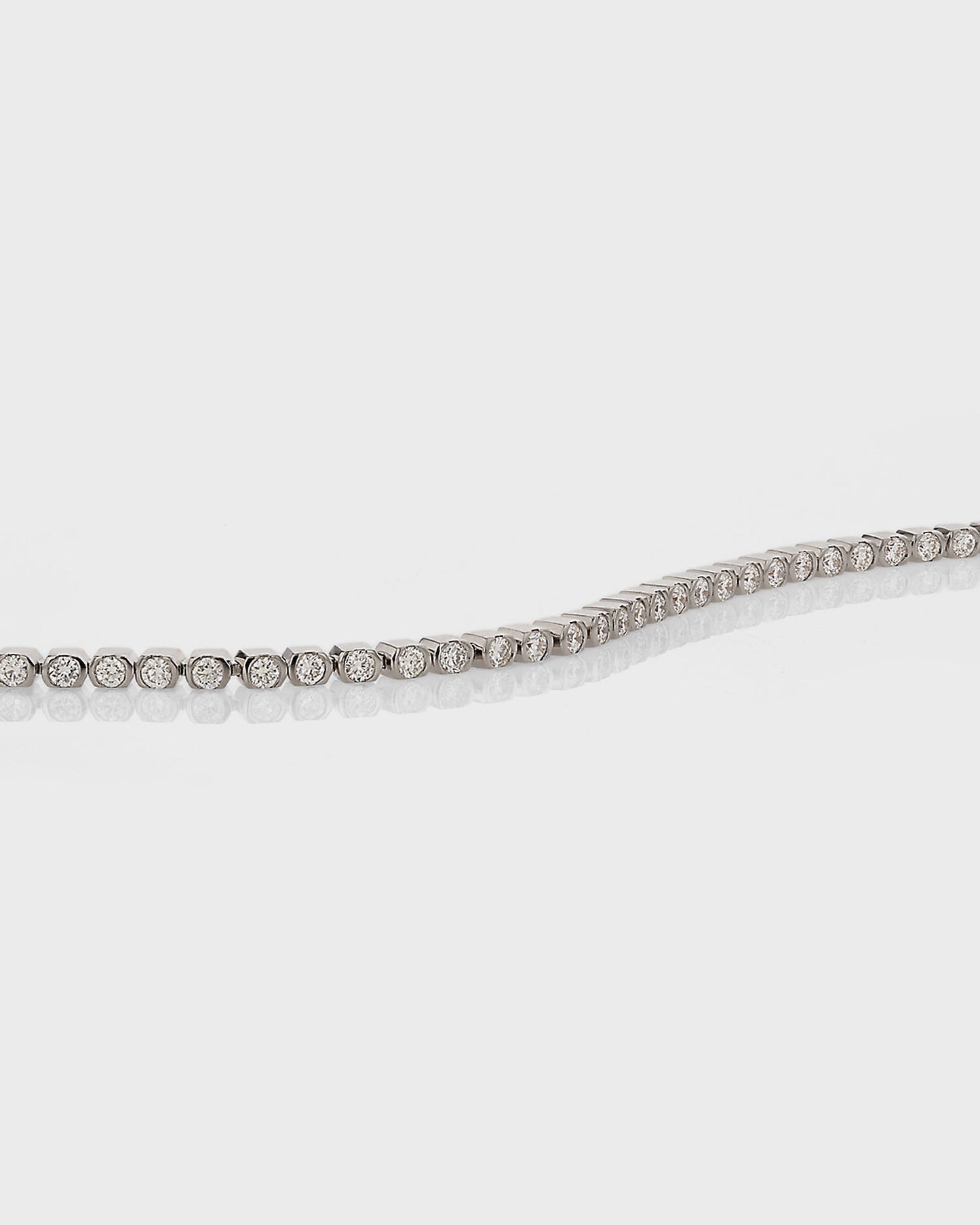 Exquisite 1 TCW Round Lab-Grown Diamond Tennis Bracelet 4